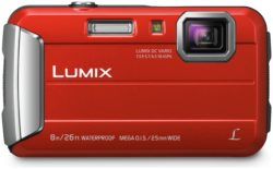 Panasonic FT30 16MP Waterproof Camera - Red.